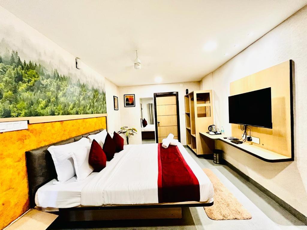 Hotel Lake View Airport Zone Haidarábád Kültér fotó